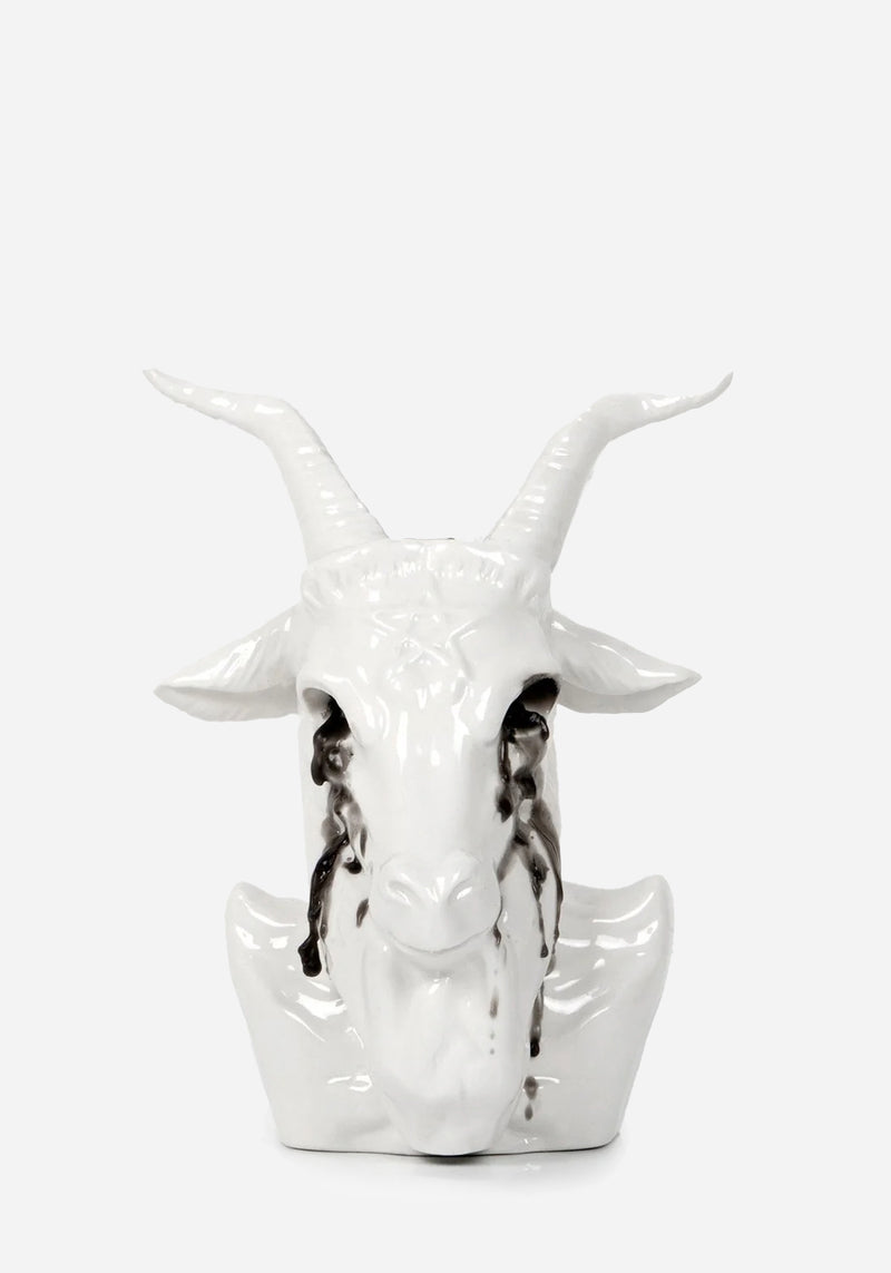 Crying Baphomet Candle Holder