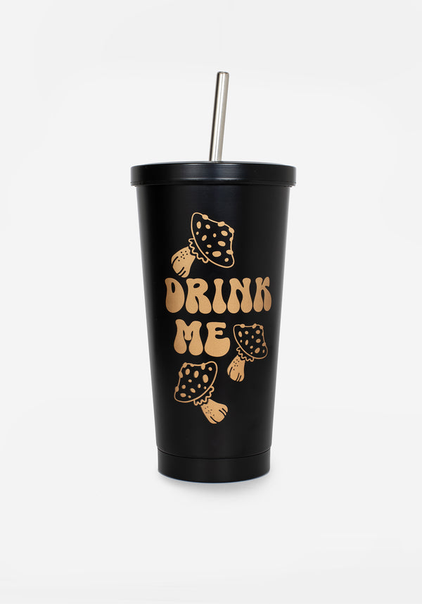 Wonderland Insulated Straw Tumbler