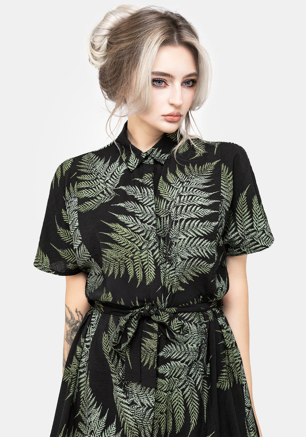 Fern Midi Shirt Dress