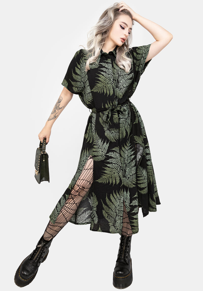 Fern Midi Shirt Dress