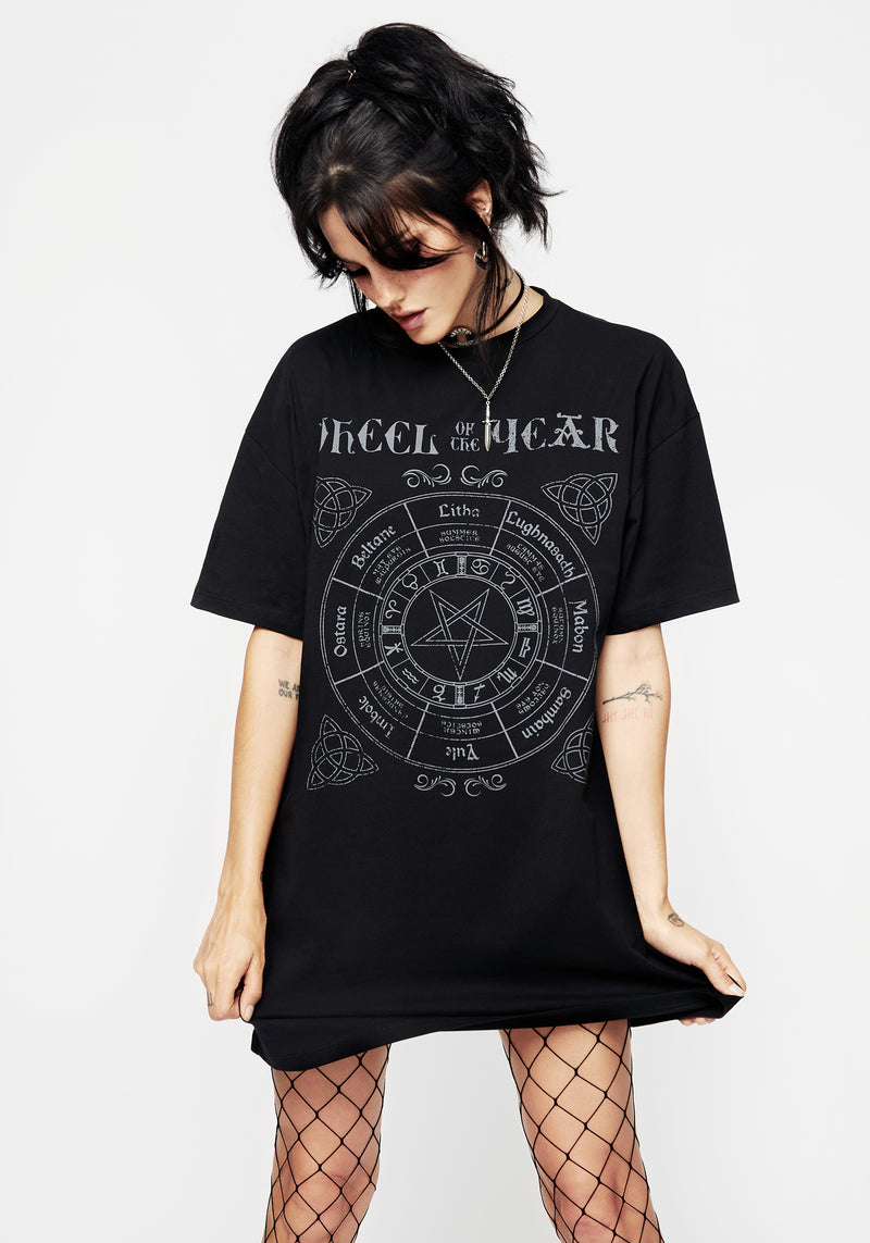 Sabbat Graphic Tee Dress