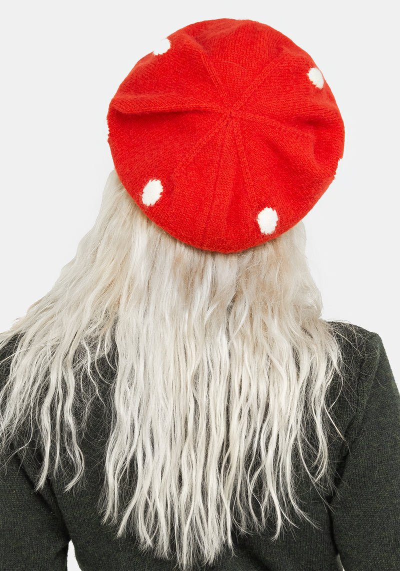 Fly Agaric Mushroom Beret