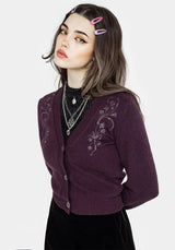 Poe Embroidered Cardigan