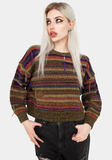 Sundew Striped Chenille Jumper