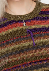 Sundew Striped Chenille Jumper