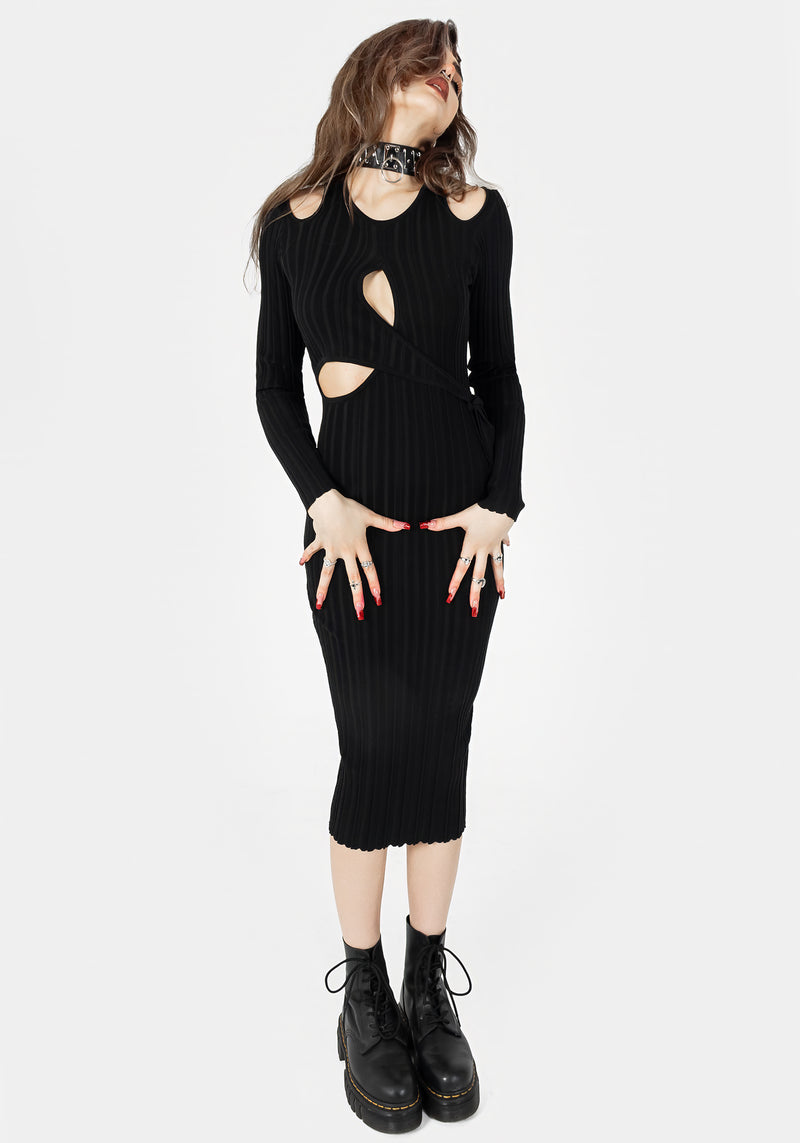 Nikini Cut Out Knitted Dress