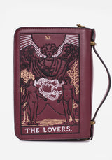 Lovers Embroidered Crossbody Clutch Bag