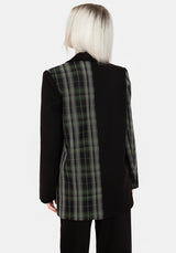 Checkmate Spliced Oversized Blazer