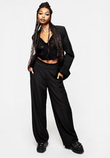 Juno Straight Leg Chain Detail Trousers