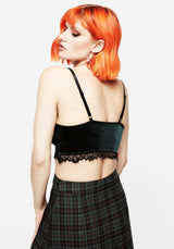 Hydra Velour Charm Bralet