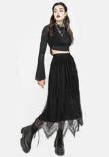 Poltergeist Lace Midaxi Skirt