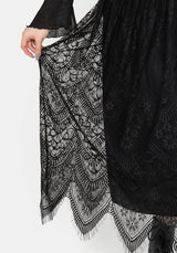 Poltergeist Lace Midaxi Skirt