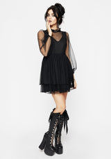 Headhunter Frill Neck Mini Dress