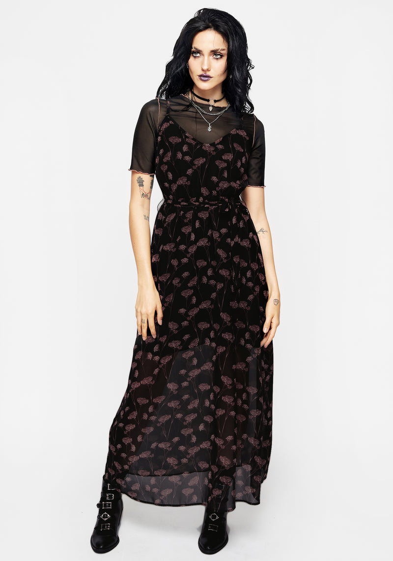 Judas Maxi Dress with Waist Tie