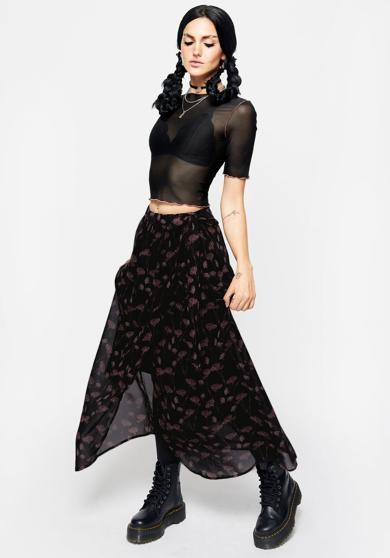 Judas Wrap Midaxi Skirt