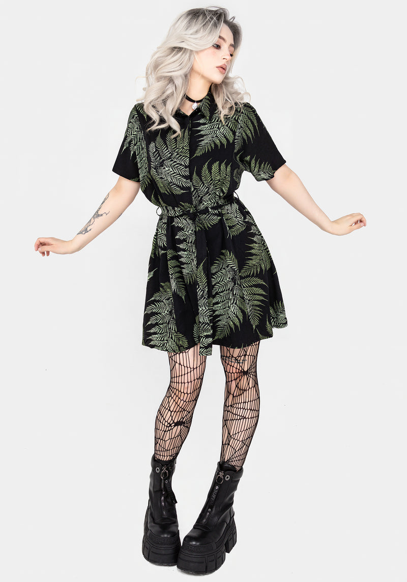 Fern Mini Shirt Dress