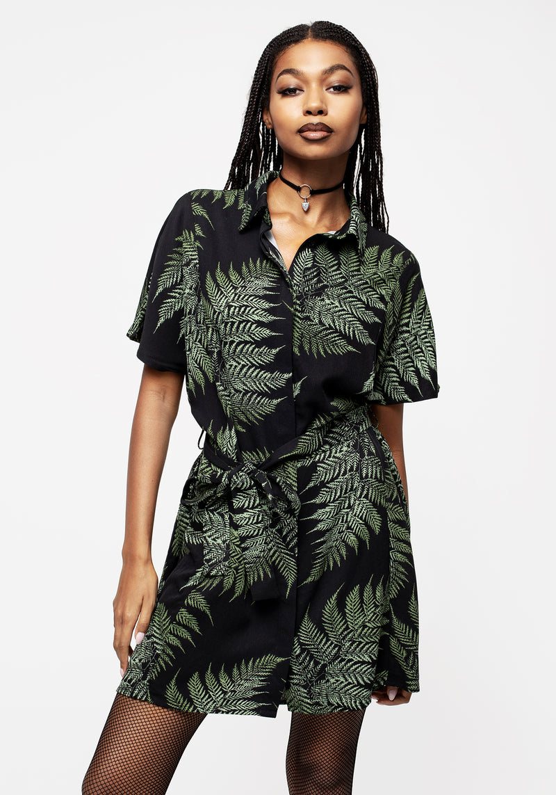 Fern Mini Shirt Dress