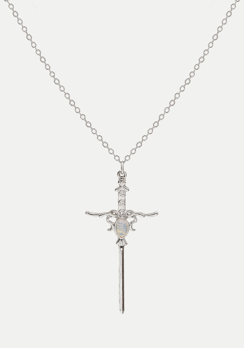 Galatine Opal Sword Necklace