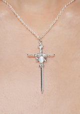 Galatine Opal Sword Necklace