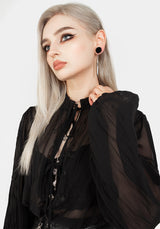 Villain Textured Blouse