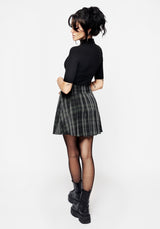 Fenrir Pleated Check Mini Skirt