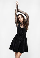 Valar Lace Up Mini Dress