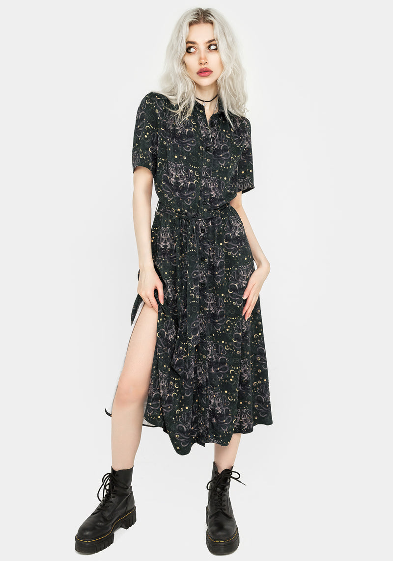 Cailleach Midi Shirt Dress