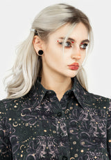 Cailleach Button Up Crop Shirt