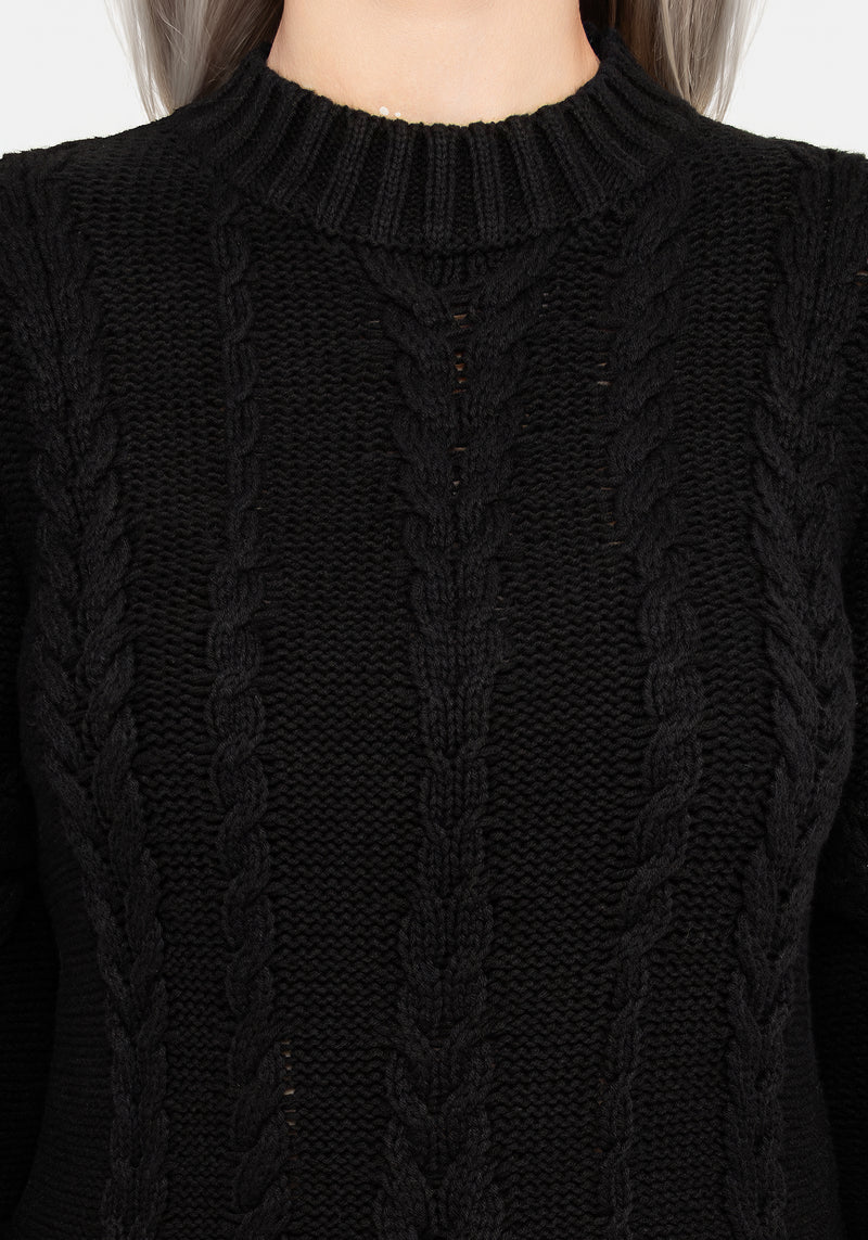 Virda Cable Knit Twist Jumper