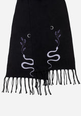 Dominion Snake Embroidered Scarf