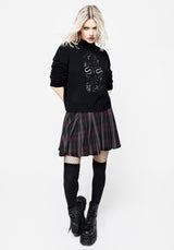 Dominion Snake Embroidered Knit Jumper