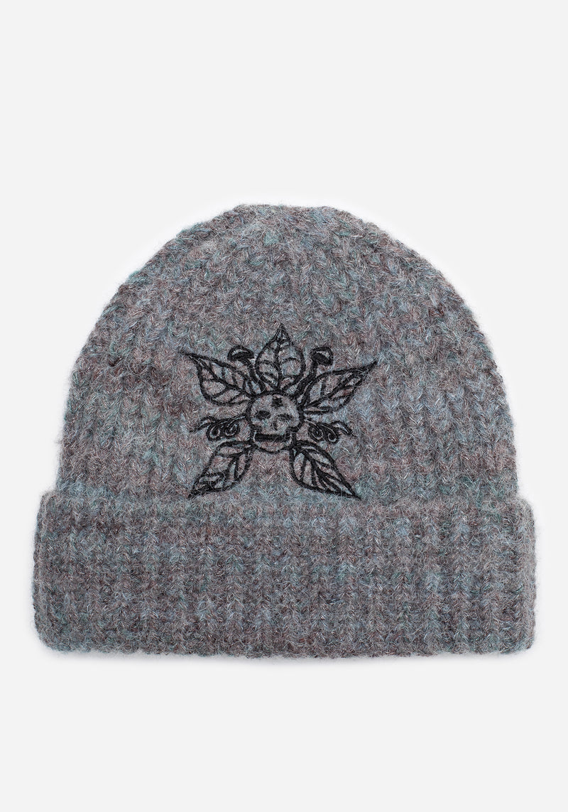 Mandragore Embroidered Knit Beanie