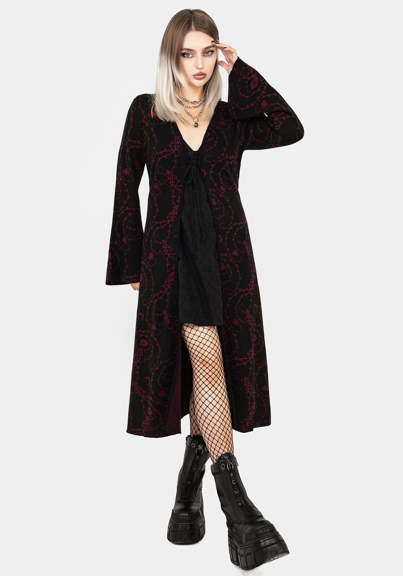 Thorns Knit Longline Cardigan