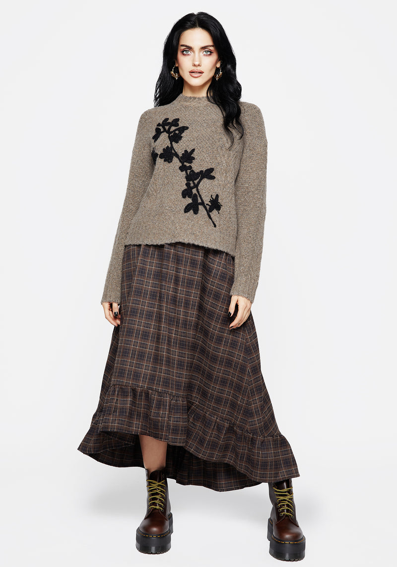 Deathwatch Floral Beetle Knit Jumper