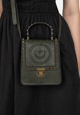 Ouroboros Crossbody Mini Satchel Bag