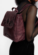 Elderberry Embroidered Mini Backpack