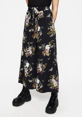 Revival Floral Wide Leg Culotte Trousers