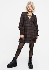 Embla Check Mini Smock Dress