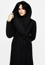 Catacomb Hooded Belted Coat