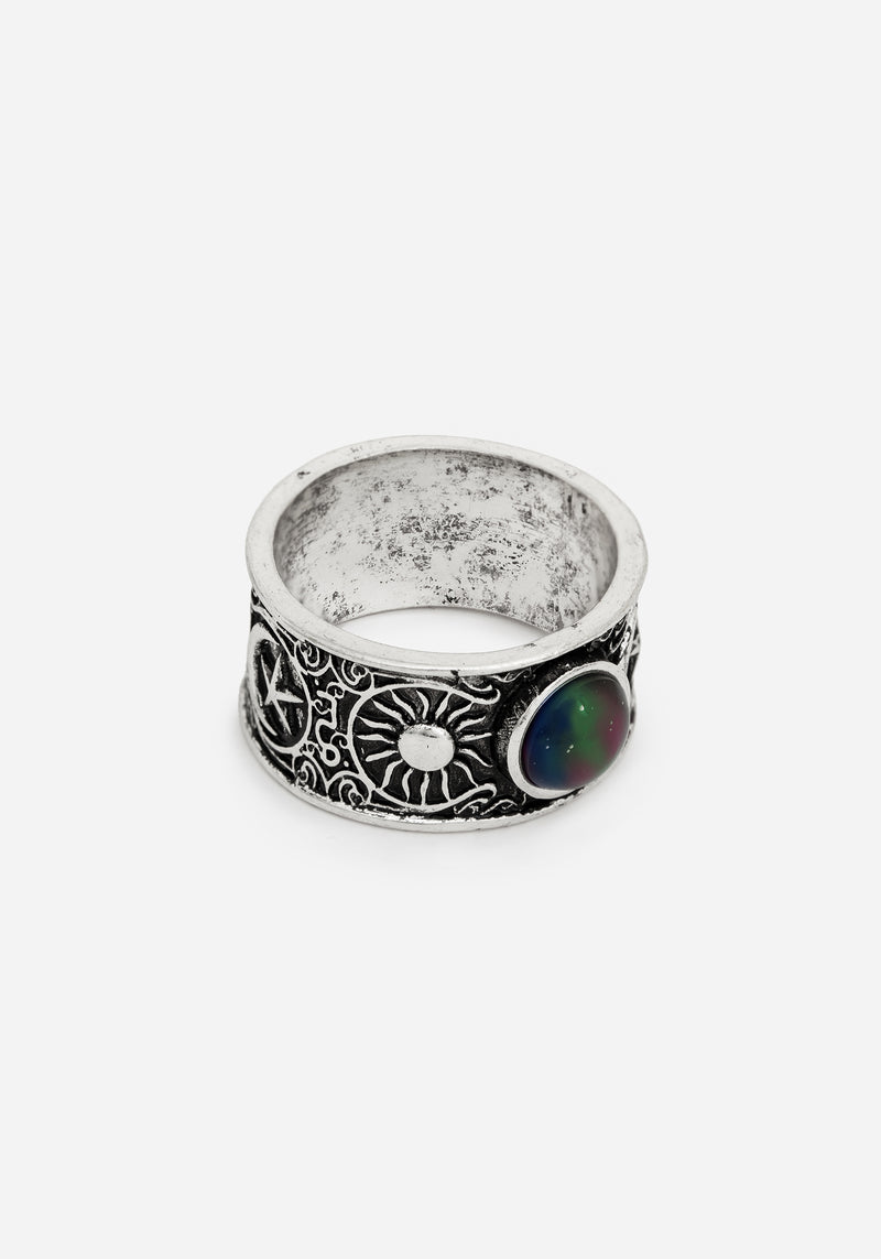 Phase Mood Stone Ring