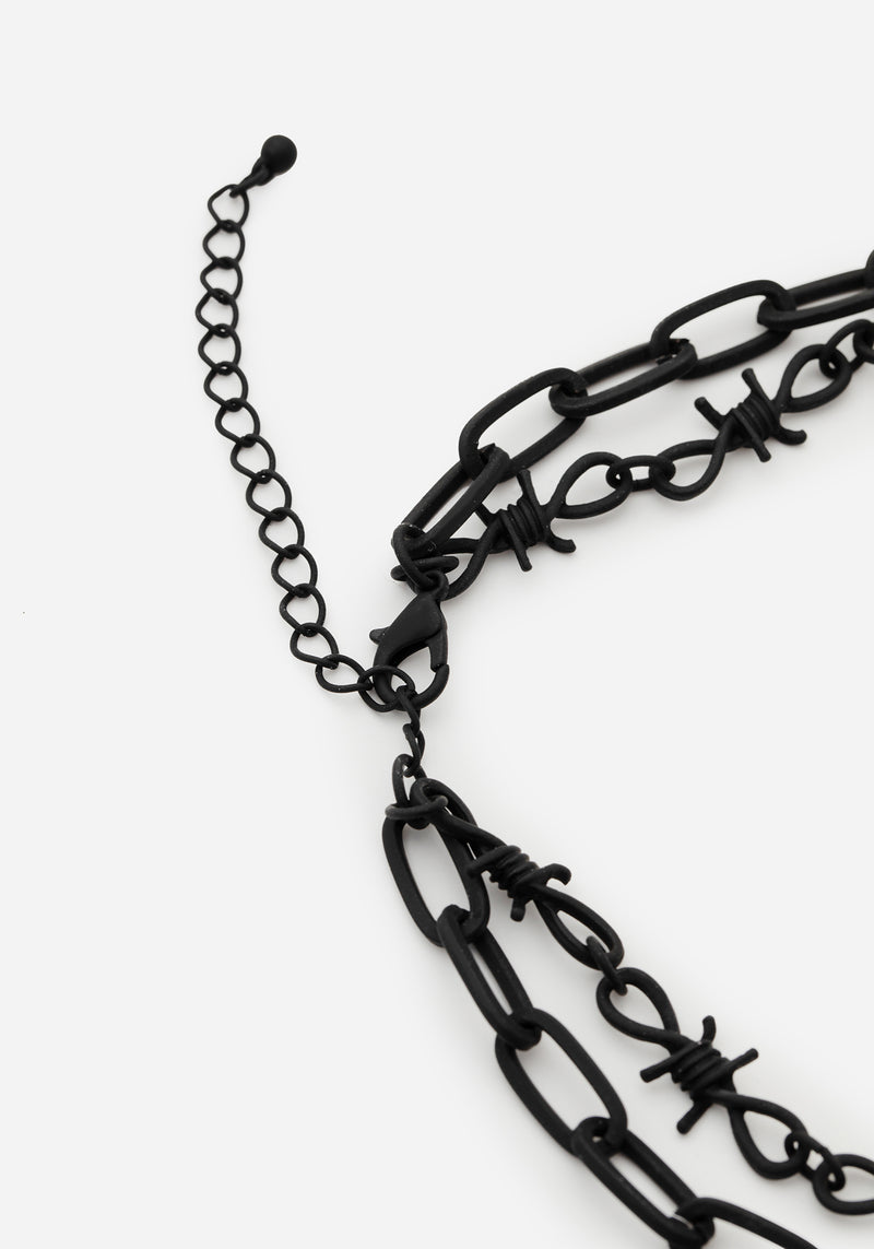 Barbed Layered Necklace