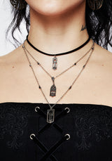 Cathedral Gothic Layered Necklace