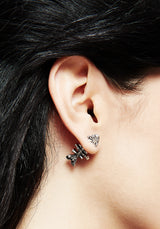 Fishbone Stud Earrings