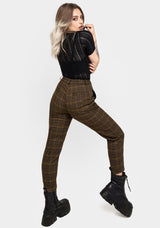 Heath Check Tapered Trousers