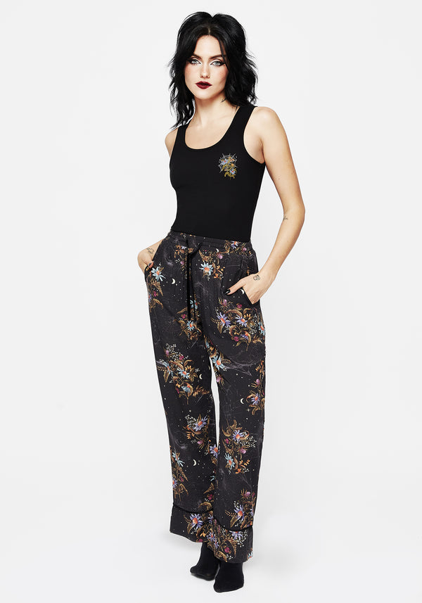 Cleome Floral Spiderweb Pyjama Bottoms