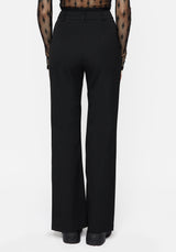 Marian Front Split Straight Leg Tailored Trousers