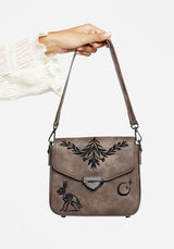 Hester Embroidered Mini Satchel Bag