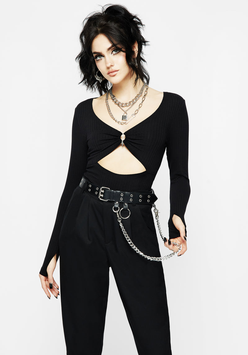 Fury Double Eyelet Chain Belt