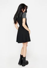 Nessa Lace Up Mini Dress