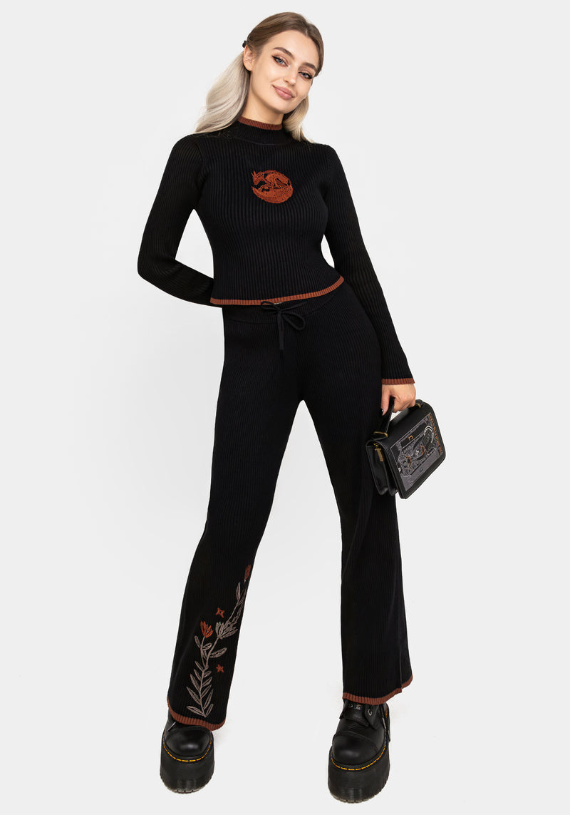 Foxfire Embroidered Knit Jumper